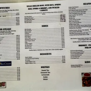 menu, sushi and sashimi