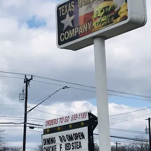 a sign for a restaurant