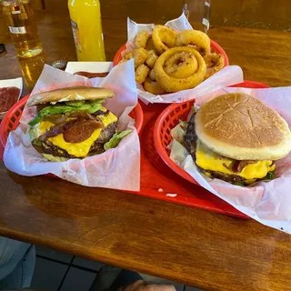 Double Bacon Cheese Burger Combo