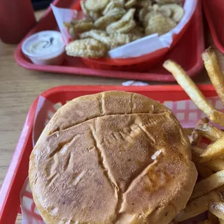Mushroom Swiss Burger Combo