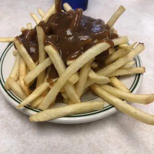 Fries with gravy. Super crispy.