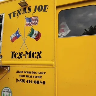 the side of a food truck