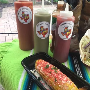 Mexican Corn with Cojita cheese and Flamin Hot Cheetos