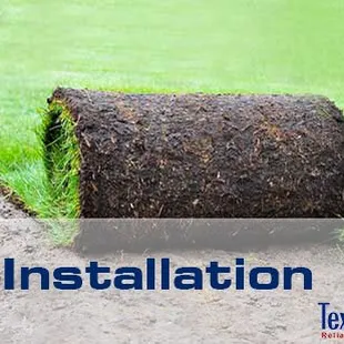 a roll of turf next to a patch of grass