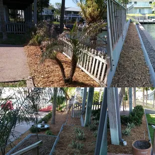 Flower Bed Installation Rockport Texas