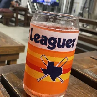 Salted Watermelon seltzer in a glass they sell