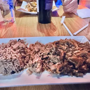 Arroz Congri and roast pork