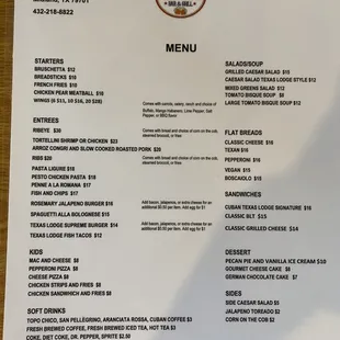 Menu (2/16/23)