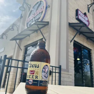 Cold beer in the patio