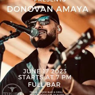 Just like Texas State has Friday Nights Light, Texas Lodge has Fridays and Saturdays Night live