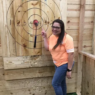 It&apos;s fun when hitting the bullseye