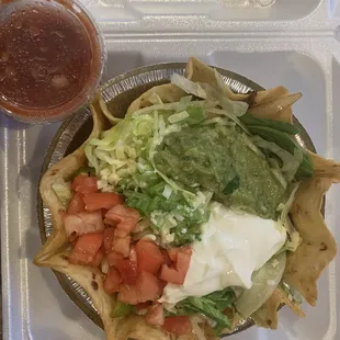 Chicken Fajita Taco Salad