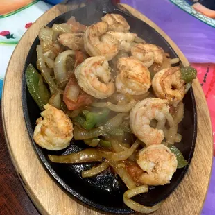 Shrimp Fajitas