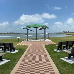 The reconstructed Big Crab across the street