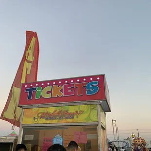 Ride ticket booth