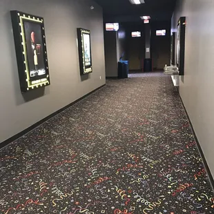 Not a single piece of trash or popcorn on the ground.