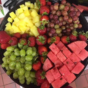 Fruit trays too!