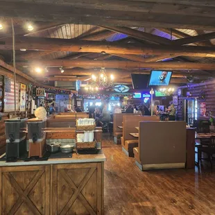 Inside view from order area