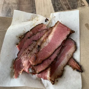 Much better meat from Mario's butcher shop