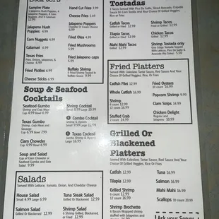 Menu Part 1