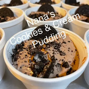 Nana's Cookies and Cream Pudding