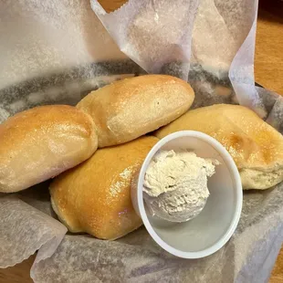 Always tough to not fill up on the great rolls and their signature cinnamon honey butter