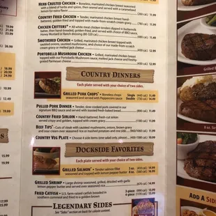 Menu Oct 2021
