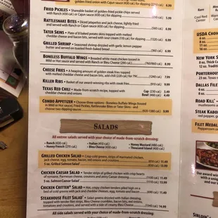 Menu Oct 2021
