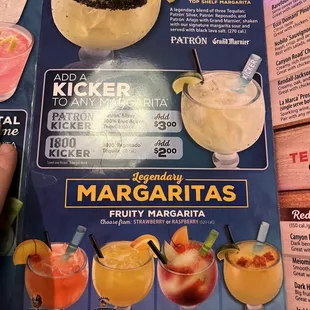 Drink menu Sept 2022