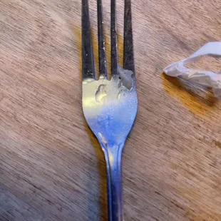 Fork was dirty