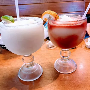 Frozen margarita and sangria