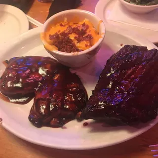 Grilled BBQ Chicken & Ribs