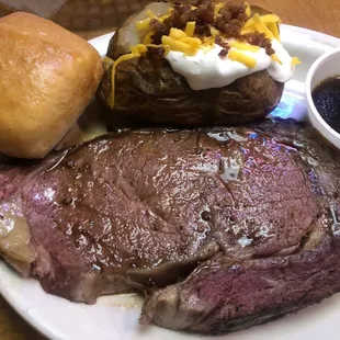Prime rib dinner