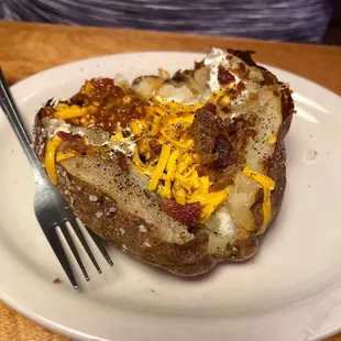 Loaded baked potato.
