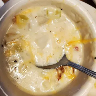 Loaded potato soup