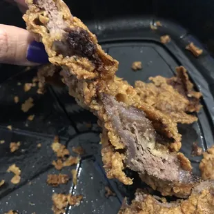Terrible meat, and also not chicken like I ordered.