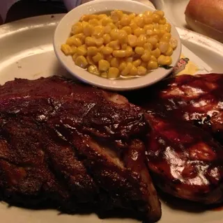 Grilled BBQ Chicken & Ribs