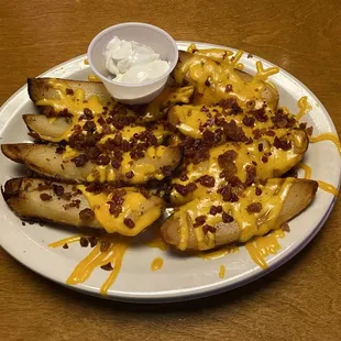 Potato skins loaded