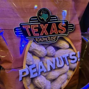Complimentary peanuts
