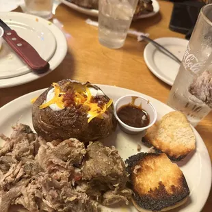 pulled pork dinner