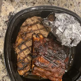 Ribeye and ribs