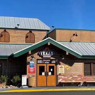 The front of the restaurant