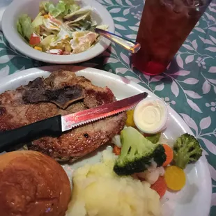 Pork chop plate