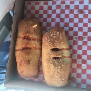 Pepperoni rolls of Texas