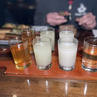 Sake flight