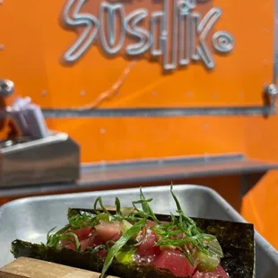 Texas Sushiko truck outside