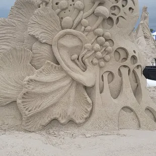 Beautiful and real art made from beach sand - amazing
