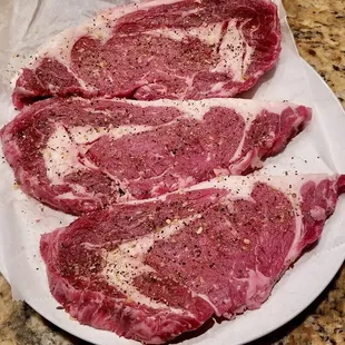 Fantastic rib-eyes