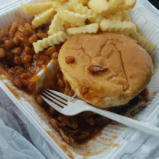 Pulled pork sandwich sauce is just right!