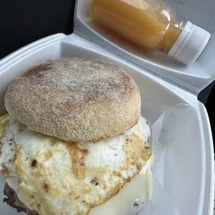 Breakfast sandwich